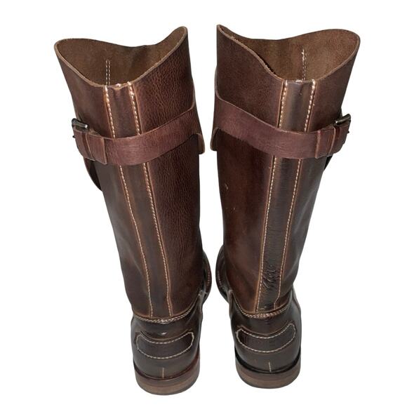 TREMP Brown Leather Tall Riding Boots      Size: EU 37 / US 7 - Picture 5 of 8